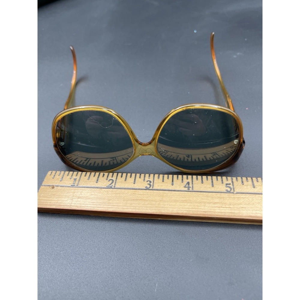 Christian Dior 2036-10 Optyl Sunglasses Germany Brown Oversized Frames Only - Picture 6 of 6